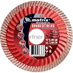 Диск алмазный MATRIX отрезной Turbo Extra, 230x22,2 мм, сухая резка Professional 73198