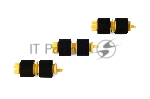 Комплект ролика подачи и ролика отделения NVP для XEROX Phaser 6510 WC 6515 VL C500 C505 C600 C605 (совместим, без кронштейна) (607K00050, 607K00051, 116R00010)