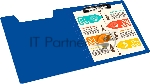 Папка клип-борд Бюрократ -PD602BLU A4, пластик, 1.2мм, синий