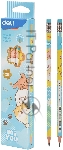 Карандаш чернографитный Deli MiYou EC012-2B 2B, шестигранный, картонная коробка (12шт), вид 7