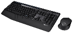 Комплект клавиатура+мышь Logitech MK345 беспроводной, USB, 1000 DPI, чёрный/серый, вид 10