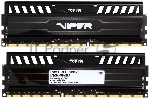 Оперативная память Patriot Viper 3, DDR3, 16GB (2x8 GB), 1600 MHz, CL10, DIMM, радиатор, черный