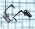 Кнопка HOME в сборе с механизмом и шлейфом для Samsung G900F/S5, черная