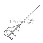 Миксер Сибртех для строительных смесей, 100х450 мм, хвостовик SDS plus