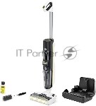 Пылесос вертикальный моющий Karcher FCV 4 Dry белый/черный, питание от аккумулятора, 180 Вт, уборка влажная/сухая, пылесборник 0.45 л