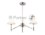 Люстра Ambrella light LH57121/3 SN/FR никель/белый матовый E14/3 max 40W D650*590