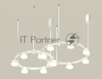 Светильник Ambrella light XR92081006/13 SWH/FR/CL белый песок/белый матовый/прозрачный GX53 (A9208, C9236, C9231, N8399)