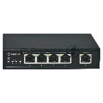 Коммутатор Tantos TSn-4P5G, 5×1 Гбит/с (4×PoE), неуправляемый