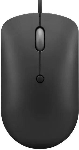 Мышь проводная Lenovo 400 черный, 2400 dpi, USB-C, кнопки - 4