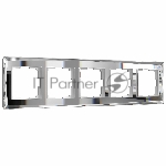 Рамка WERKEL на 5 постов (зеркальный) W0051220