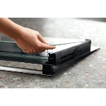 Встраиваемый духовой шкаф Electrolux COF6P76BX, Духовой шкаф электрический с конвекцией, объем 65 л, утапливаемые переключатели, 9 режимов, автопрограммы, очистка пиролитическая, 3 стекла в дверце, направляющие проволочные + телескопические (1 уровень)