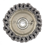 Щетка Matrix для УШМ Heavy Duty, 100 мм, М14, Чашка, крученая проволока 0,5 мм