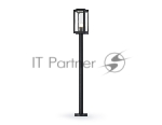 Светильник Ambrella light ST2425 BK/CL черный/прозрачный IP54 E27 max 40W 110*110*1000