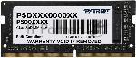 Оперативная память Patriot Signature, DDR4, 4GB (1x4 GB), 2666 MHz, CL19, SO-DIMM