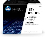 Картридж лазерный двойная упаковка HP 87X (CF287XF/CF287XD) черный для LJ M506/M501/M5272*18 000 стр.), вид 3