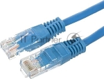 Патч-корд NTSS NTSS-PC-UTP-RJ45-5e-1.5-LSZH-BU NTSS-PC-UTP-RJ45-5E-1.5-LSZH UTP RJ-45 вил.-вилка RJ-45 cat.5e 1.5м синий LSZH (уп.:1шт) 26AWG