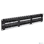 Патч-панель 2U кат.5Е UTP, 48 портов (IDC Dual) 2U патч-панель кат.5Е UTP, 48 портов (IDC Dual)