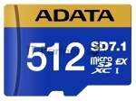 Флеш карта microSD 512Gb ADATA Premier Extreme microSDXC SD7.1 Express card Class 10 UHS-I U3 V30S 800/700 MB/s