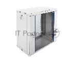 Шкаф телеком. настенный разборный 12U (600х350) дверь стекло (ШРН-Э-12.350) (1 коробка)