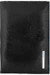 Обложка для паспорта Piquadro Blue Square PP5255B2/N, черный, натур.кожа