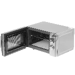 Микроволновая печь CASO MG 20 Ecostyle Ceramic серебристый/черный, 20 л, 700 Вт, переключатели - поворотный механизм, вид 4