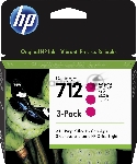 Картридж струйный HP 712 3ED78A пурпурный x3упак. (29мл) для HP DJ Т230/630