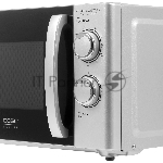 Микроволновая печь CASO MG 20 Ecostyle Ceramic серебристый/черный, 20 л, 700 Вт, переключатели - поворотный механизм, вид 5