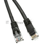Патч-корд NTSS NTSS-PC-UTP-RJ45-5e-3.0-LSZH-BL NTSS-PC-UTP-RJ45-5E-3.0-LSZH UTP RJ-45 вил.-вилка RJ-45 cat.5e 3м черный LSZH (уп.:1шт) 26AWG