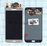 Дисплей для Samsung Galaxy E7 SM-E700 OLED золотой