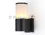 Светильник Ambrella light ST2451 BK/FR черный/белый матовый IP54 E27 max 40W 210*90*155