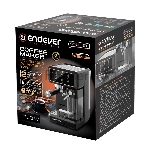 Кофеварка рожкового типа электрическая Endever Costa-1091, объем-1,8л, цвет черный/стальной, мощность 1350 Вт, давление 20 бар, 2 шт/уп, вид 5