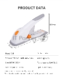 Степлер мощный Deli E0487 23/6 23/8 23/10 23/13 (80 листов) ассорти/белый, 100 скоб, коробка, вид 8
