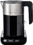 Электрочайник Bosch TWK8613 черный/серебристый, 1.5 л, 2400 Вт, скрытый нагревательный элемент, поддержание температуры