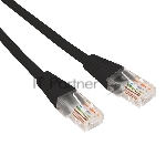 Патч-корд U/UTP Rexant cat.5e, RJ45-RJ45, 26AWG, ZH нг(А)-HF, черный, 1 м