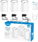 Бесшовный Mesh роутер Cudy M3000 (M3000(3-PACK) WHITE) AX3000 100/1000/2500BASE-T белый (упак.:3шт)