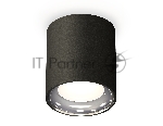 Светильник Ambrella Light XS7422011 SBK/PSL черный песок/серебро полированное MR16 GU5.3 (C7422, N7023)