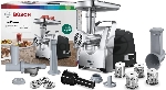 Мясорубка электрическая Bosch MFW68660 черный, 2200 Вт, 4.3 кг/мин, реверс, защита от перегрузки, металлический лоток, насадки - 10, вид 54