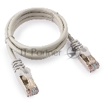 Патч-корд FTP Cablexpert cat.5e, 1м, литой, многожильный серый