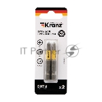 Бита для шуруповерта KRANZ PH1х50 мм (2 шт./уп.)