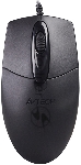 Мышь проводная A4Tech OP-720S черный, 1200 dpi, USB, кнопки - 3