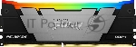 Оперативная память Kingston Fury Renegade, DDR4, 8GB (1x8GB), 3600MHz, CL16, DIMM, с радиатором, RGB, серебристый/черный