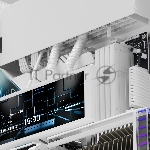 Корпус без блока питания Thermalright A70, Midi-Tower, TG, no fans, 2xUSB-A 3.0, 1xUSB Type-C, ATX, mATX, mITX White, вид 6