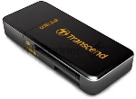 Кард-ридер Transcend RDF5/черный/microSD/microSDHC/microSDXC/SD/USB 3.0/пластик