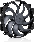 Вентилятор корпусной Noctua NF-A14x25r G2 PWM chromax.black, 140 мм, 1500 об/мин, 22.8 дБ, 4-pin PWM, без подсветки, черный