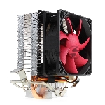 вентилятор CROWN Кулер для процессора CM-92 (Для Intel и AMD, TDP до 95 Ватт, 2шт. медных теплопроводных трубок, Гидродинамическии подшипник, Размер: 117*79*113 мм)