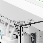 Корпус без блока питания Thermalright A70, Midi-Tower, TG, no fans, 2xUSB-A 3.0, 1xUSB Type-C, ATX, mATX, mITX White, вид 4