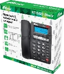 Телефон проводной Ritmix RT-550 черный, вид 31