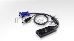Модуль удлинителя VGA+K/M USB ATEN (KA7570-AX) 40 метр., 1xUTP Cat5e, для подкл. комп. к перекл. KH15xxA/KH15xxAi/KL15xxA/KL15xxAi/KH25xxA, макс.разр