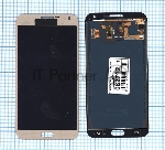 Дисплей для Samsung Galaxy E7 SM-E700 TFT золотой