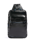 Рюкзак слинг мужской Piquadro Blue Square CA6589B2/N, кожа, черный